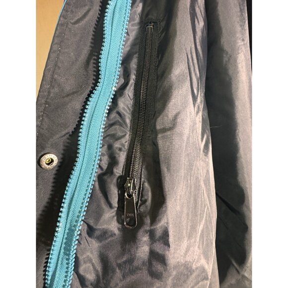 Vintage Columbia Bugaboo Ski Jacket Woman XL Teal Purple 90s Colorblock Gizzmo - Picture 8 of 16